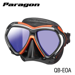 Tusa M2001s Paragon Mask - Black  / Energy Orange